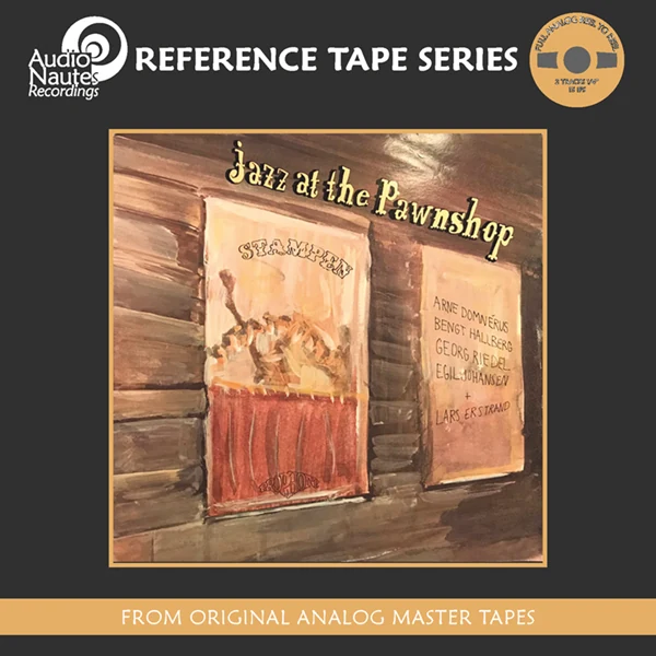 AudioNautes Jazz at the Pawnshop reel-to-reel tape artwork