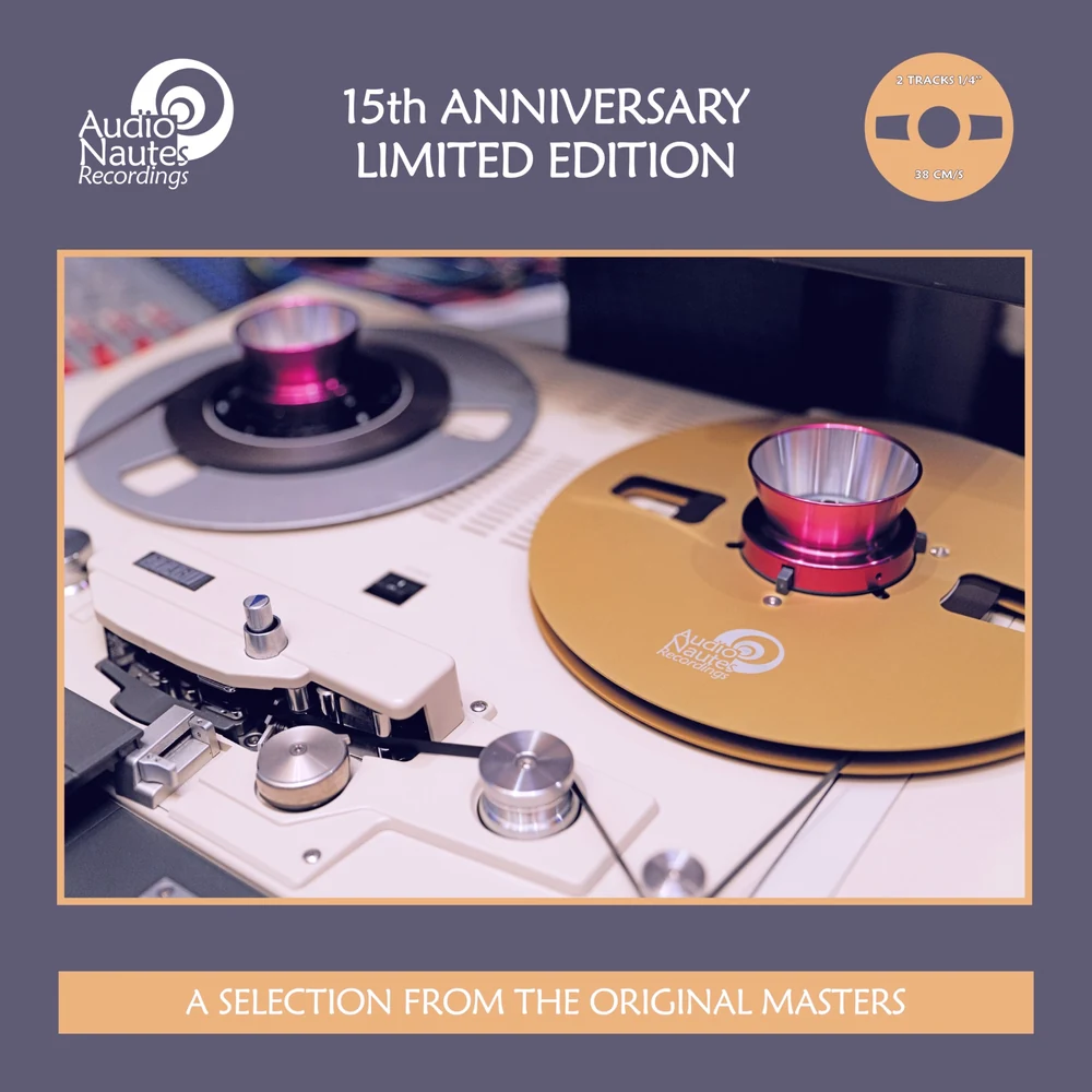 AudioNautes 15th Anniversary — Limited Edition reel-to-reel tape artwork