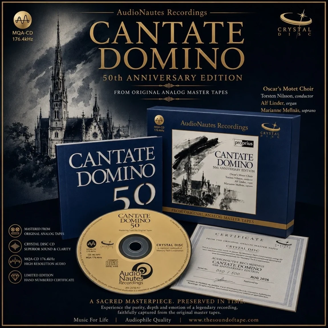 Oscar's Motet Choir - Cantate Domino 50 [Crystal Disc CD] album artwork